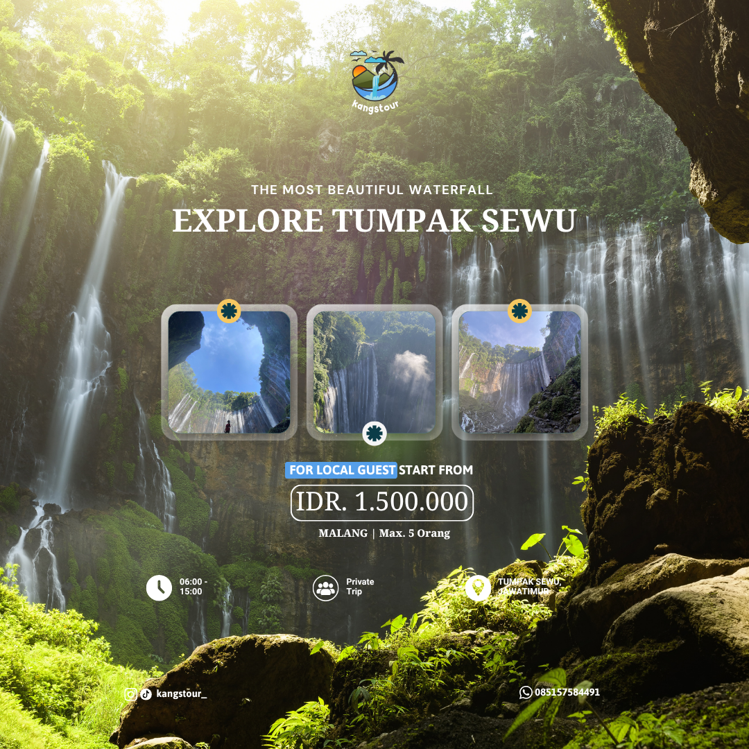 From Malang : Tumpak Sewu Waterfall package Private Trip - Air Terjun Tumpak Sewu (Local) image