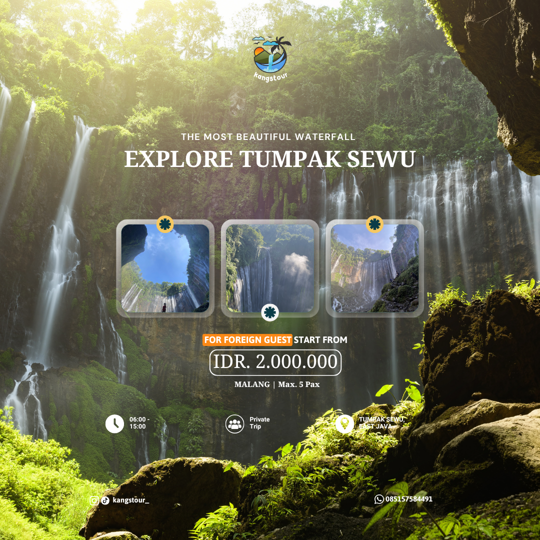 From Malang : Tumpak Sewu Waterfall package Private Trip - Tumpak Sewu Waterfall (Foreign) image