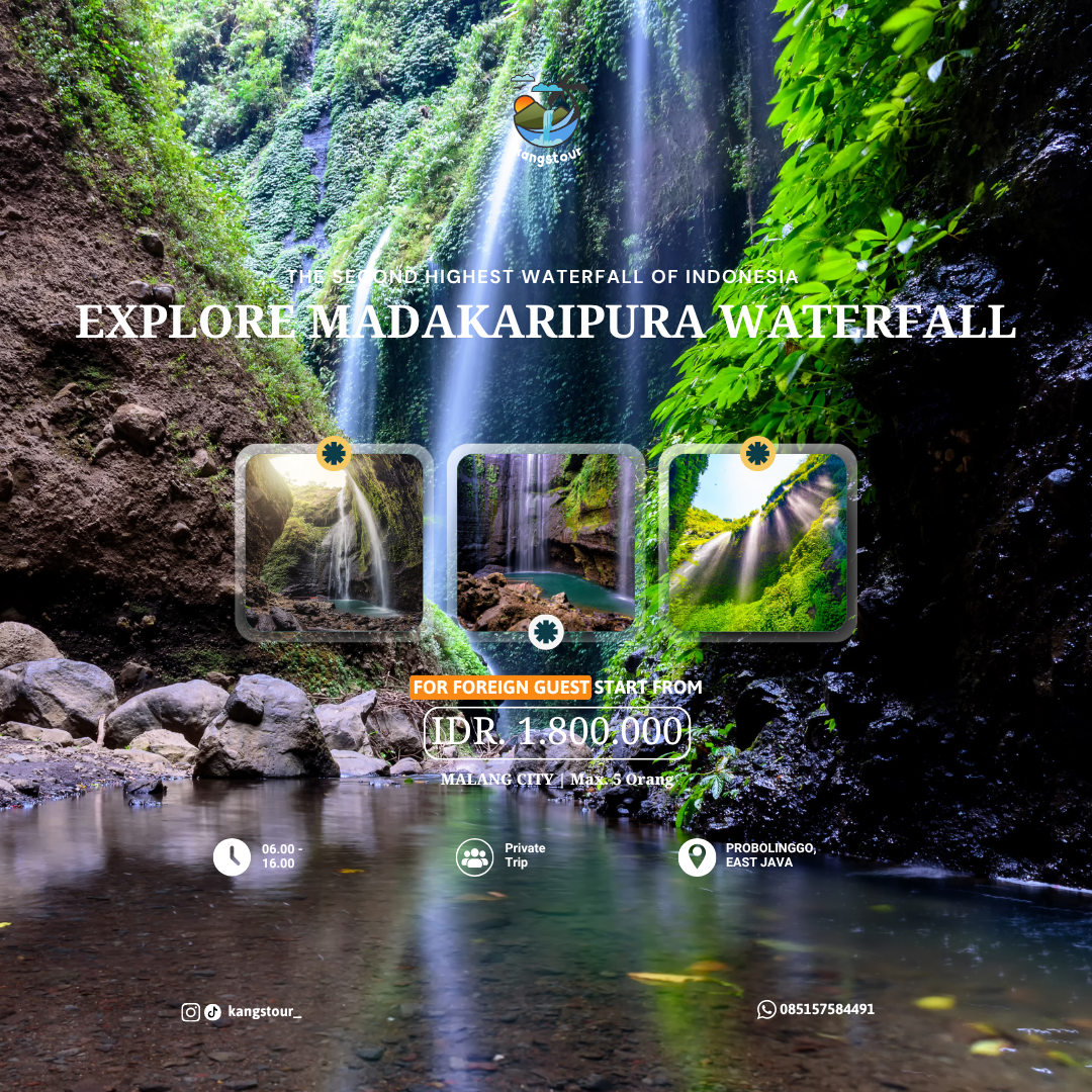 From Malang: Air Terjun Madakaripura package Private Trip Madakaripura Waterfall (Foreign) image