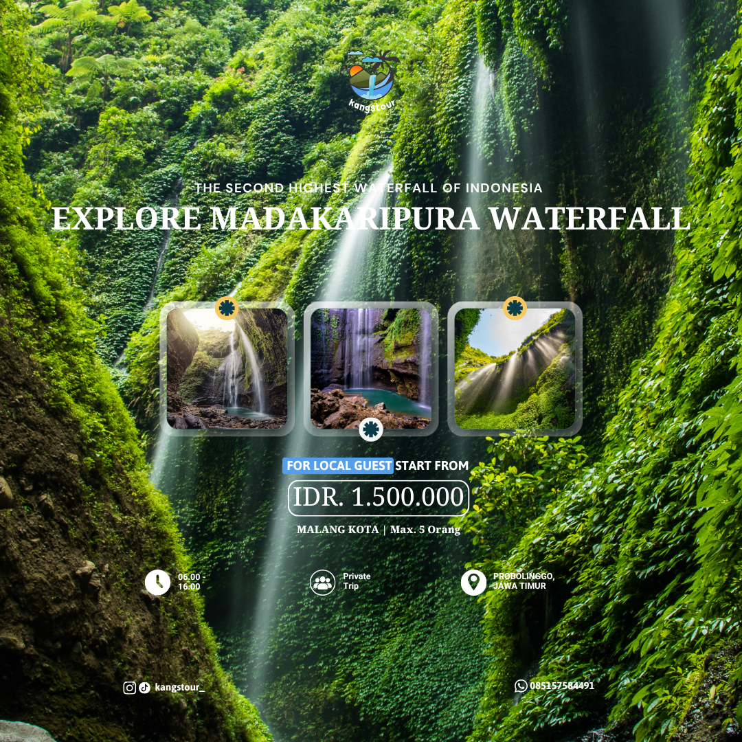 From Malang: Air Terjun Madakaripura package Private Trip Air Terjun Madakaripura (Local) image
